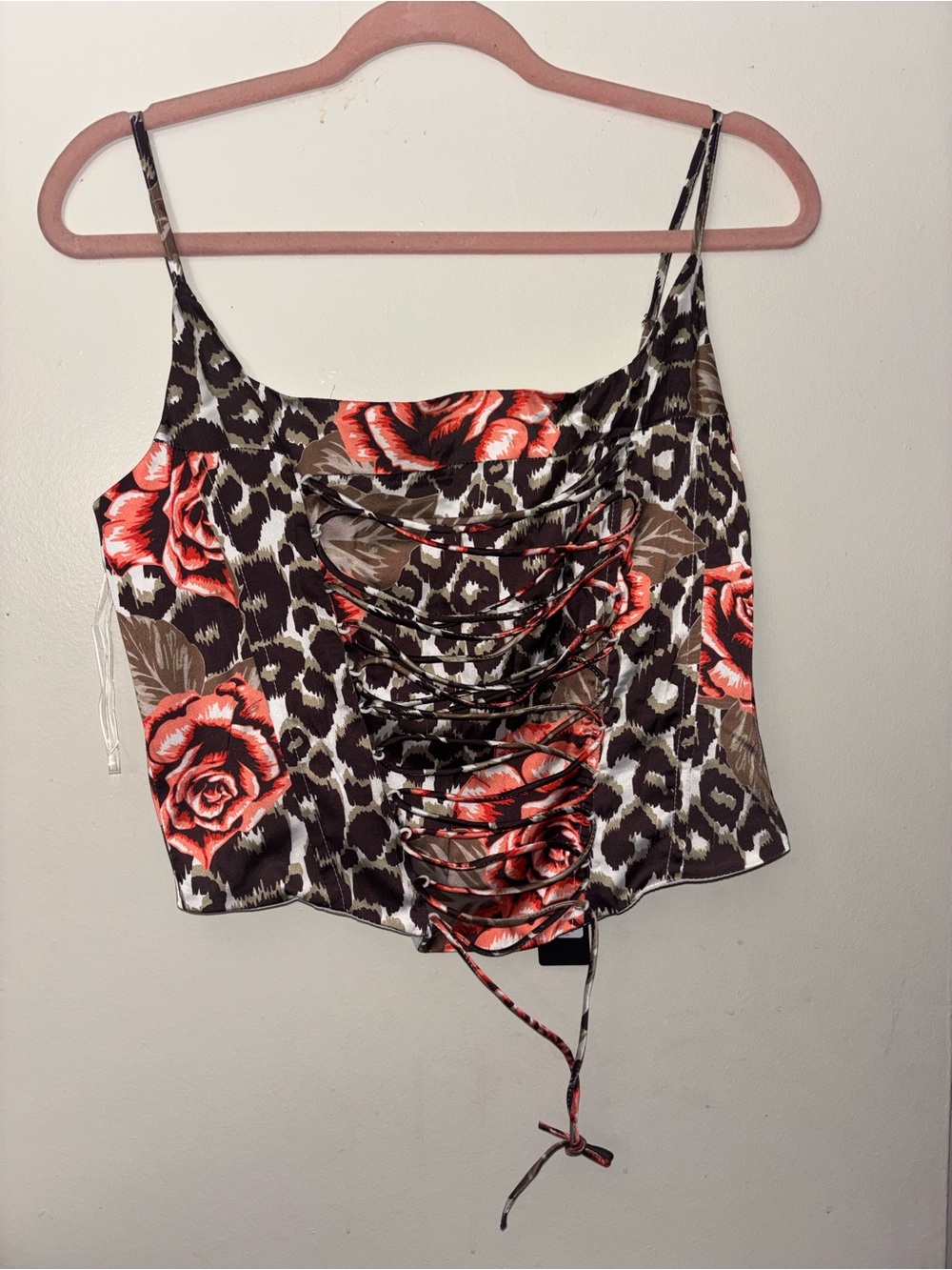 Fashion Nova Margot Satin Corset Top